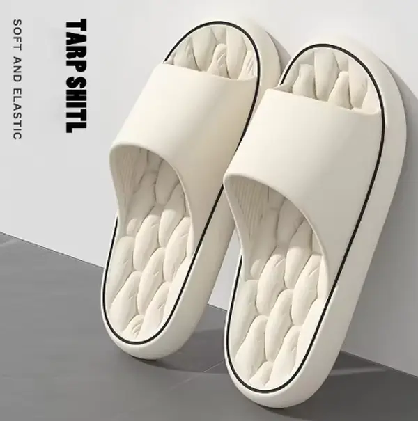 Super Light Soft Slippers Simple Fashion Slides EVA Elastic Shoes Colorful Sneakers In Door Bathroom Flip Flops
