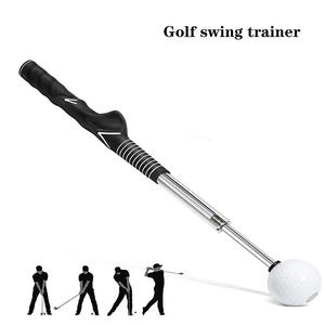 Golf Swing Practice Stick, Telescopic Golf Training Aid with Non-slip Rubber Handle, Golf Training & Warmup Practice Stick, Valentine's Day Gift