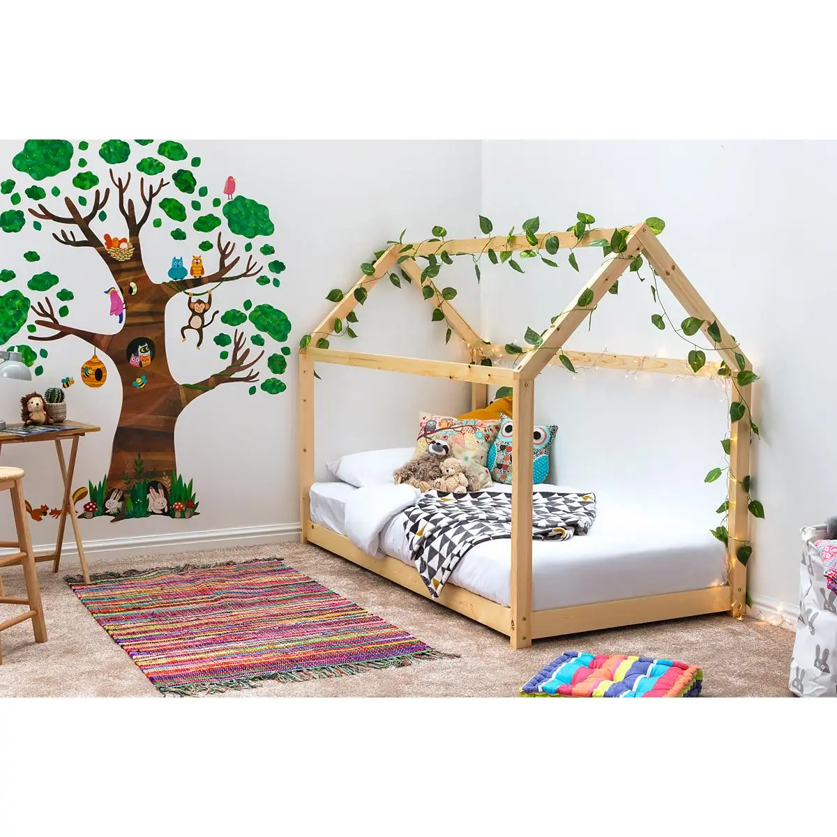 Kids Treehouse Pine Wooden Bed