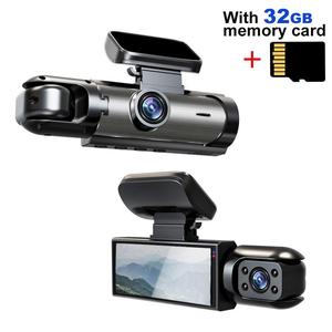 HD 1080P Car Dash Camera (1 Count), Front & Rear Dual-Lens Car Video Recorder with Night Vision, Dashboard Wide Angle Driving Recorder, Front Rear Dashcam for Car, Safe Driving Camera