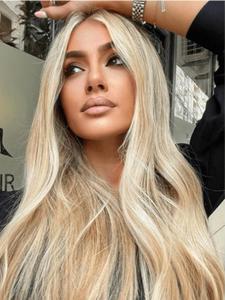 16-24 Inch Piano Color Tape-in Human Hair Extensions, 20pcs Straight Human Hair Seamless Skin Weft Tape-in Hair Extensions, Fashionable Hair Extensions for Women