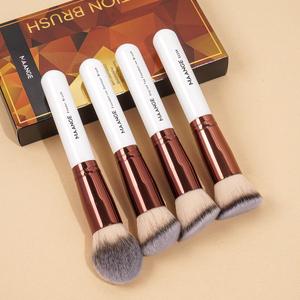 Makeup Brush Set, 4pcs Premium Foundation Powder Concealer Makeup Brushes, Professional Makeup Tools for Women, Portable Cosmetic Tool for Home and Travel, Branded Makeup Products, Cosmetic Brush