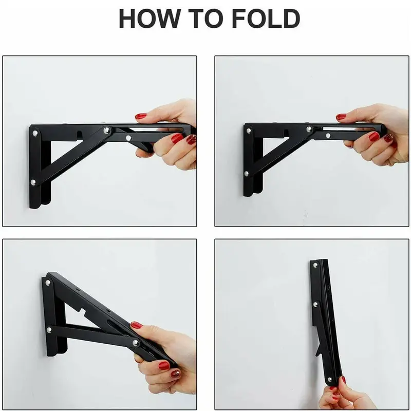 2/4pcs Folding Bracket For Table Shelf Camper Van Motor Home Caravan Accessories 4