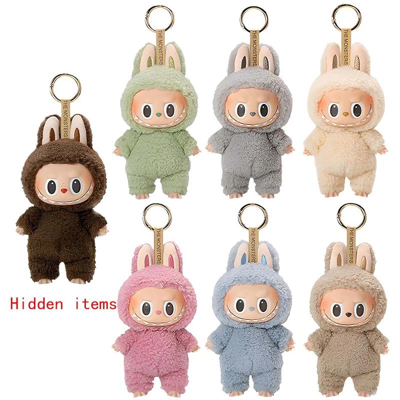 Product Introduction of 16cm Labubu The Monsters Heartbeat Macaron Enamel Face Cute Stuffed Pvc Figurine Tabletop Ornament Kawaii Toy Kid Christmas Gift 9