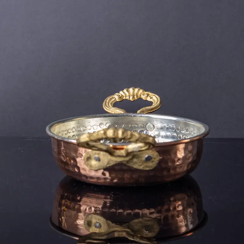 Copper Cookware Set – Traditional Hammered Design for Perfect Cooking 4