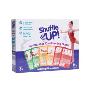 Shuffle UP! Gymnastics Card Game – 70+ Skills & Fitness Challenge Cards for Kids | Screen-Free Training at Home | For Young Gymnasts | Ideal Gift