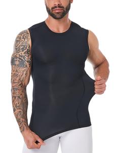 Men's Sleeveless Tight-Fitting Tank Tops, Lightweight Quick-Dry Breathable Running Fitness Sports Shirt, Casual Regular Length All Seasons, Sports Fitness Vest