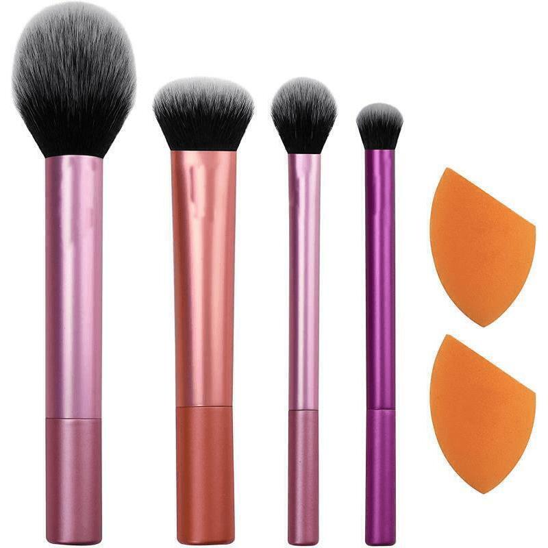 Product Introduction of Techniques Makeup Brushes Set Foundation Smooth Blender Puff Tool Sponges UK 5