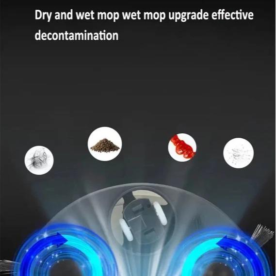 Robot Vacuum Cleaner Rechargeable Smart Sweeping Automatic Floor Mop Sweeper UK 4