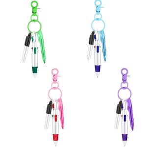 Nurse Pen Set, 1 Set Including Tip Highlighter & Permanent Marker Pen & Retractable Ball Pen with Keychain Clip, Office Stationery & Supplies, Ballpoint Pen Cool Gadgets, Ballpen Set, Writing Utensils, Naughty Pen, Specialty Pen