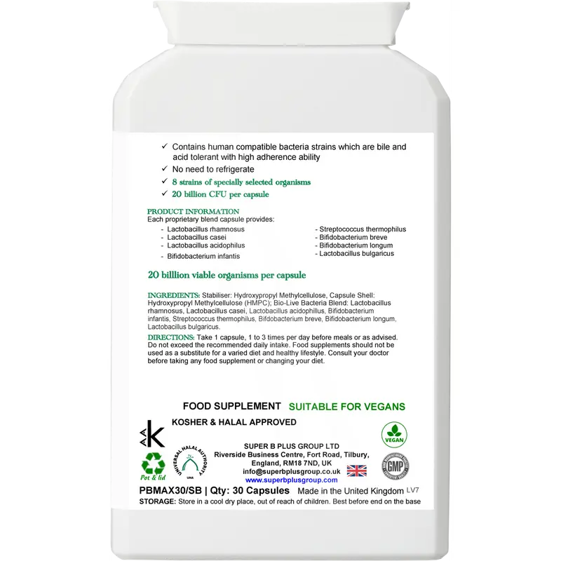 SuperBio Max - Vegan Gut & Immune Power! 💪🛡️ #ProbioticMax 5