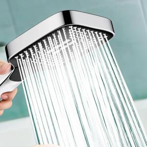 Home Accessories Shower Head, 3 Counts Household Bundle High Pressure Shower Head & Non-punch Bracket & 1.5m Hose Or Only 1 Count Shower Head, Shower Equipment, Home, Modern, Handheld Showerhead