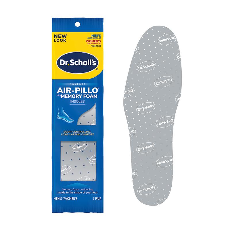 Dr. Scholl's Comfort Double Air-Pillo Insoles, 1 Pair, Men Size 7-13, Women Size 5-10 0