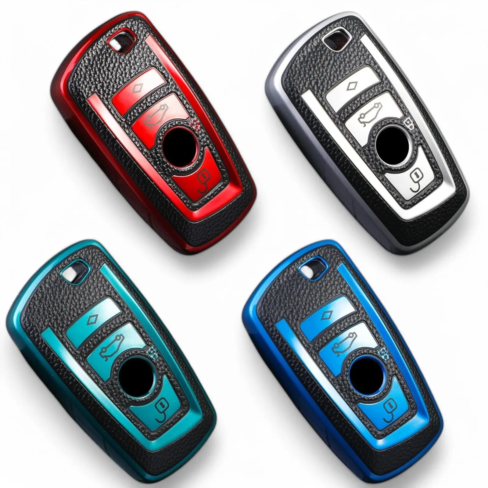 Car Key Case Holder Cover for BMW X1 X3 X5 X6 X7 1 3 5 6 7 Series G20 G30 G11 F1