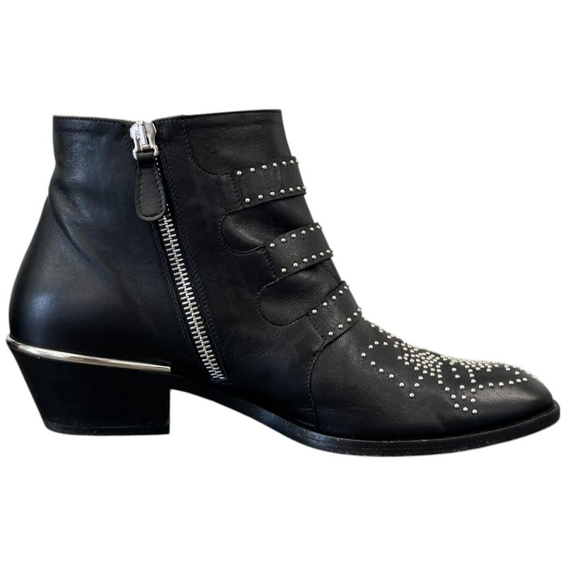 Women's Susanna 40 Studded Leather Ankle Boots Black Size EU 36.5 / UK 3.5 3
