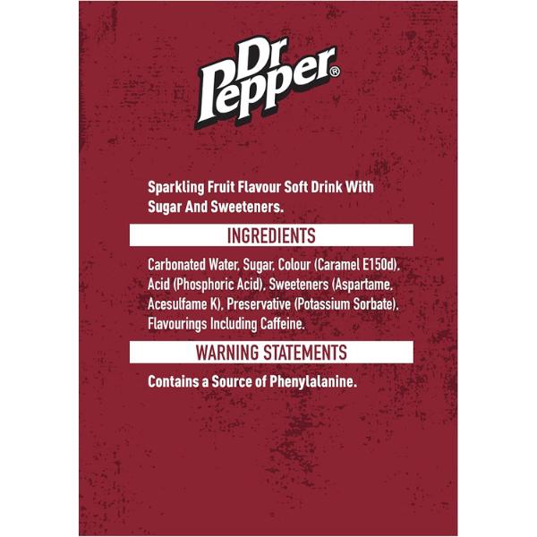 Dr Pepper Fizzy Drink 8 Pack – Bold Sparkling Fruit Flavour, 330ml Cans for Chilled Refreshment Anytime 2