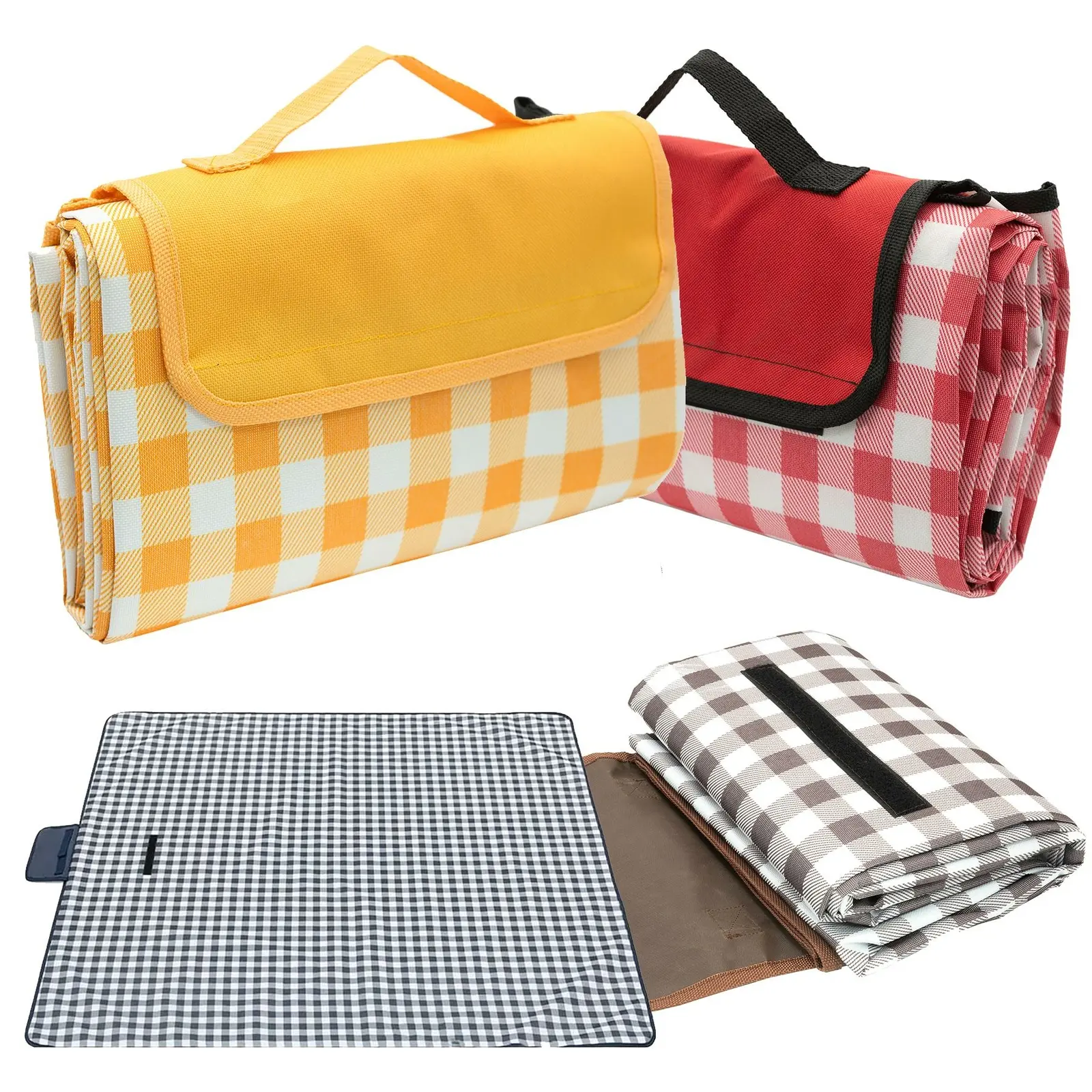 Picnic Blanket 200cm Extra Large Waterproof Mat Fleece Camping Beach Rug Outdoor