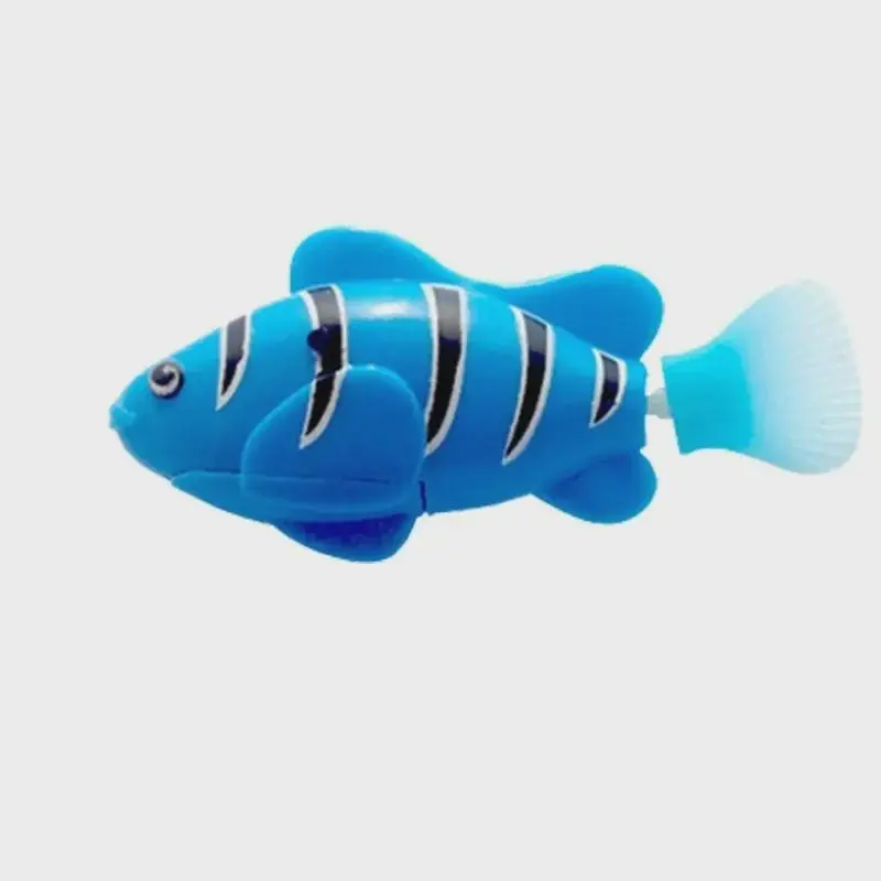 Cat Toy LED Inductive Interactive Swimming Robot Fish Toys Glowing Electric Fishs Stimulate Kitten Hunting Instinct Pet Products 7