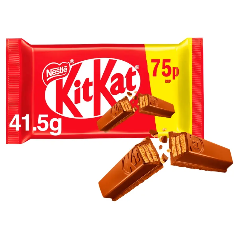 Kitkat 4 Finger Chocolate Bars - Pack of 24 Bars - Bulk Chocolate Long Dated 2