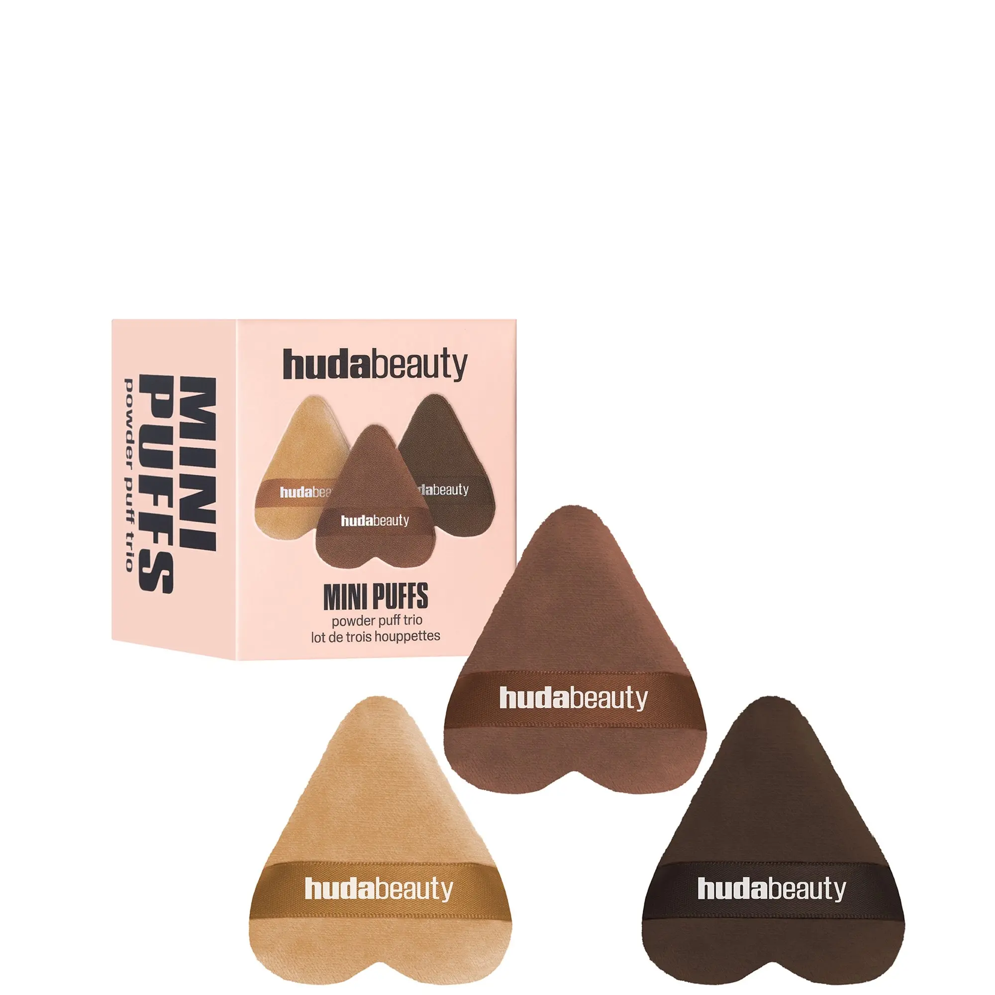 Huda Beauty Powder Puffs Trio Makeup Fluffy