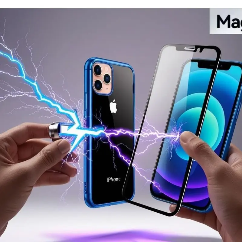 Magsafe Case Tempered Glass Protector for iPhone 15 14 13 12 11 - Privacy Screen Cover - Protection 3