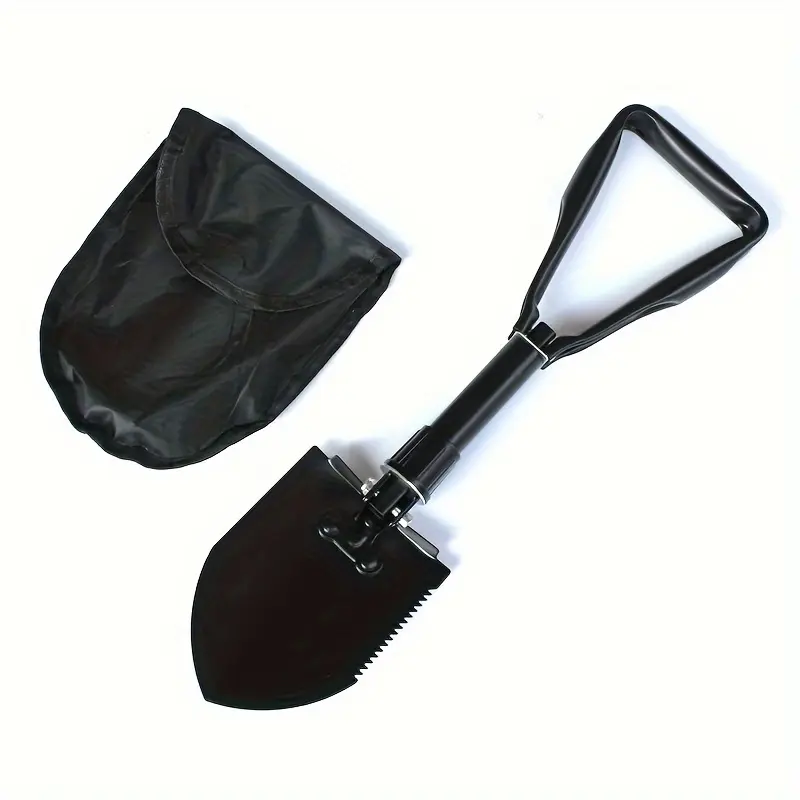 Ultimate Folding Shovel - Portable Multi-Tool for Camping, Hiking, Fishing, and Gardening - Durable Metal Construction, Compact, and Lightweight for Outdoor Enthusiasts 3