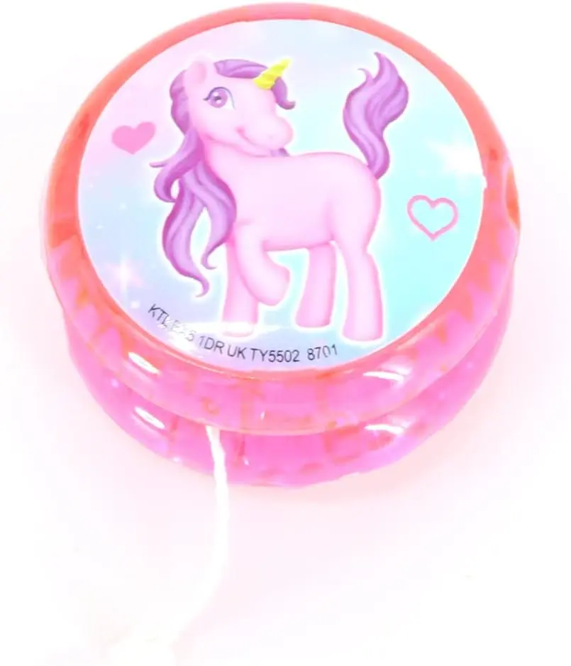 Light Up Unicorns YoYo with Clutch and LED Light Effects, Lights Up When You Spin, Perfect as Party Bag Fillers, Sensory Stress Relief