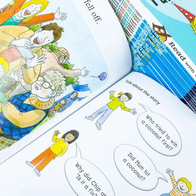 Biff, Chip and Kipper Read with Oxford Stage 1 (24 Books Collection Set) by Roderick Hunt Age 3+ Paperback 6