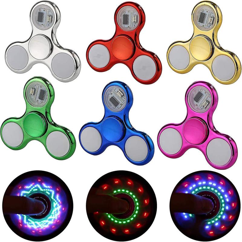 4 Pieces Fidget Spinners for Kids and Adults - Stress Relieving Sensory Toys for Boys and Girls - Perfect Gifts for Fidget Spinners Parties 2