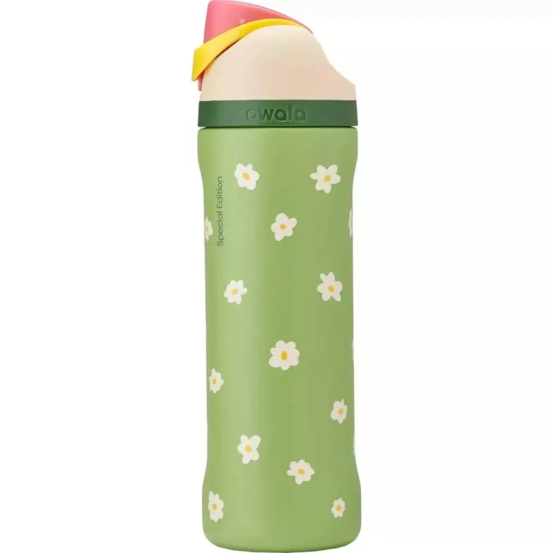 Owala FreeSip Water Bottle 32oz – 2025 Birthday Bash "Pillow Fight Cherry" Limited Edition, Leak-Proof & BPA-Free 5