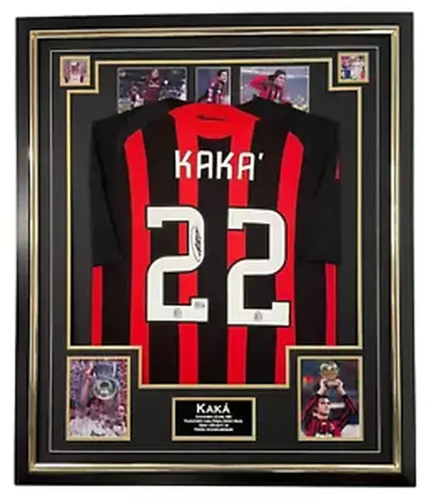 MILAN Legend KAKA Signed Shirt Autograph Jersey BECKETT AUTHENTICATED