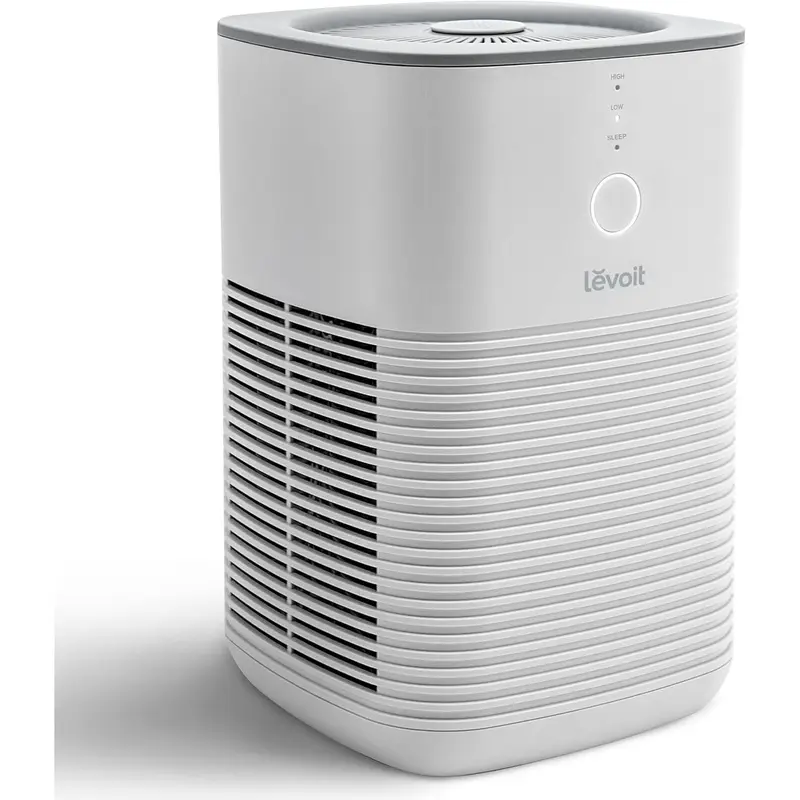2025NEW-LEVOIT Air Purifier for Home Bedroom, Dual HEPA Filters with Aromatherapy Diffuser, Quiet Sleep Mode, Air Cleaner for Smoke, Allergies, Pet Dander, 100% Ozone Free, Air Frenshener, LV-H128, Gray 0