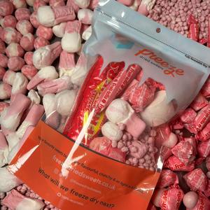 Mystery Pink Mix 125g  - Freeze Dried Sweets