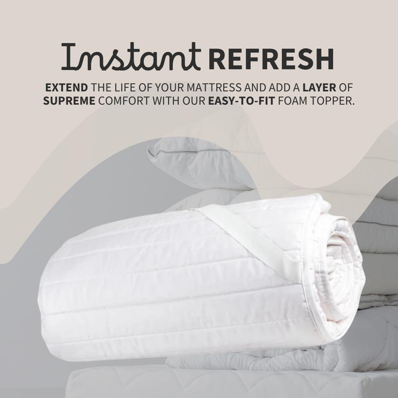 Resti Comfort Foam Mattress Topper - Ultimate Comfort and Pressure Relief 5