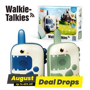 Dinosaur Design Walkie Talkies, 2 Counts Colorful Cute Walkie Talkies Toys, Birthday Gifts, Outdoor Games Toys