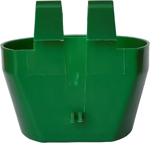 Poultry Cage Cups / Galley Cups / Aviary Cups, Pack of 12, Suitable For Both Food, Grit Or Water, Includes Integral Hook So The Cups Can Be Hung From The Cage Mesh, Made In The UK 3
