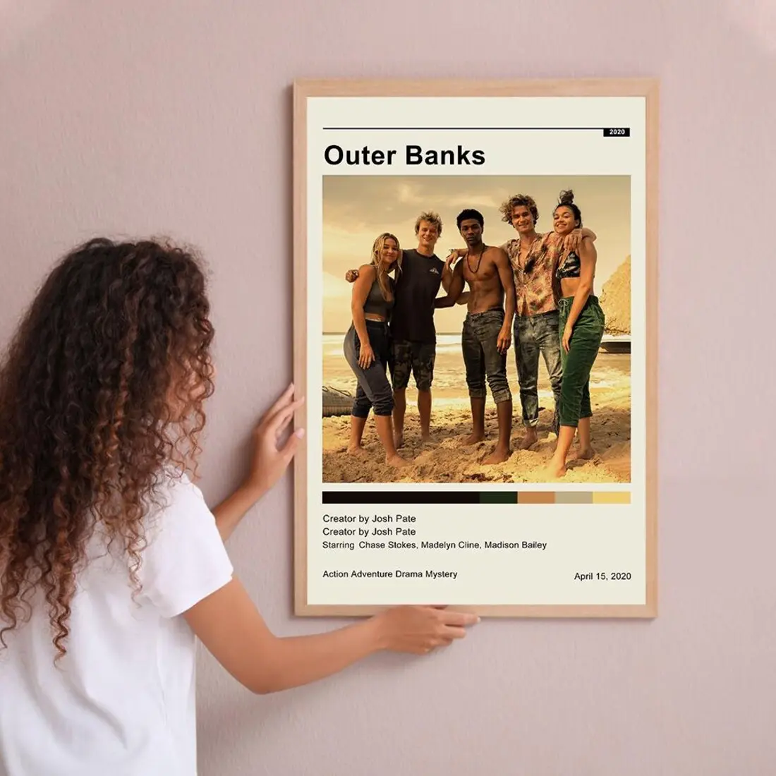 Outer Banks Season 4 Vintage Poster Minimalist Movie Poster Wall Art Home Decor Custom Poster Print Personalized Gifts for her him