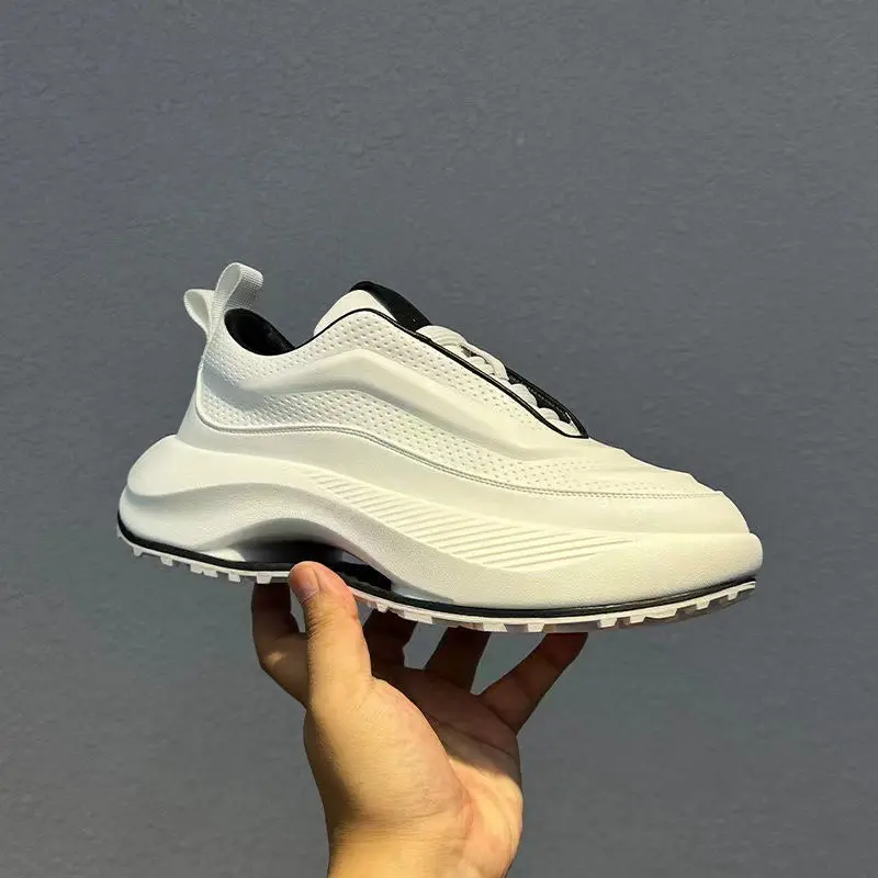 Dad shoes men's new comfortable and breathable thick-soled heightening versatile ultra-light light luxury sports and leisure shoes Sneaker Trainer