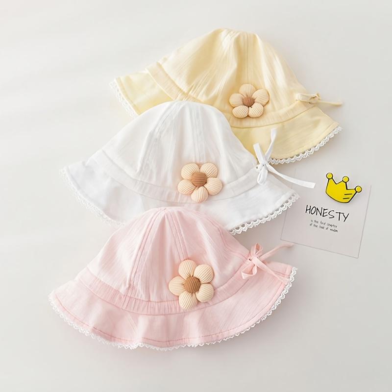 Product Introduction of Rainbow Snowman  1pc of an adorable baby straw hat that features a floral embellishment. This hat is lightweight and breathable, providing effective sun protection. Its large brim makes it ideal for outdoor activities, beach trips, and daily wear. Geared 5