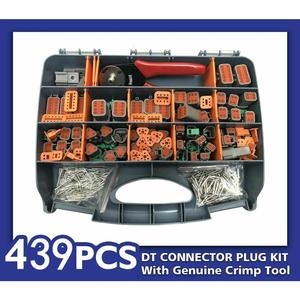 For Deutsch DT Connector Plug Kit 438Pcs With Crimp Tool Automotive #DT-KIT3-TR