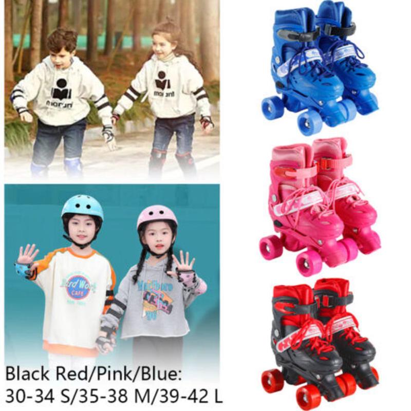 Children’s Adjustable Quad Roller Skates – 4-Wheel Double-Row Skates for Boys & Girls, Fun and Safe Outdoor Boots 1