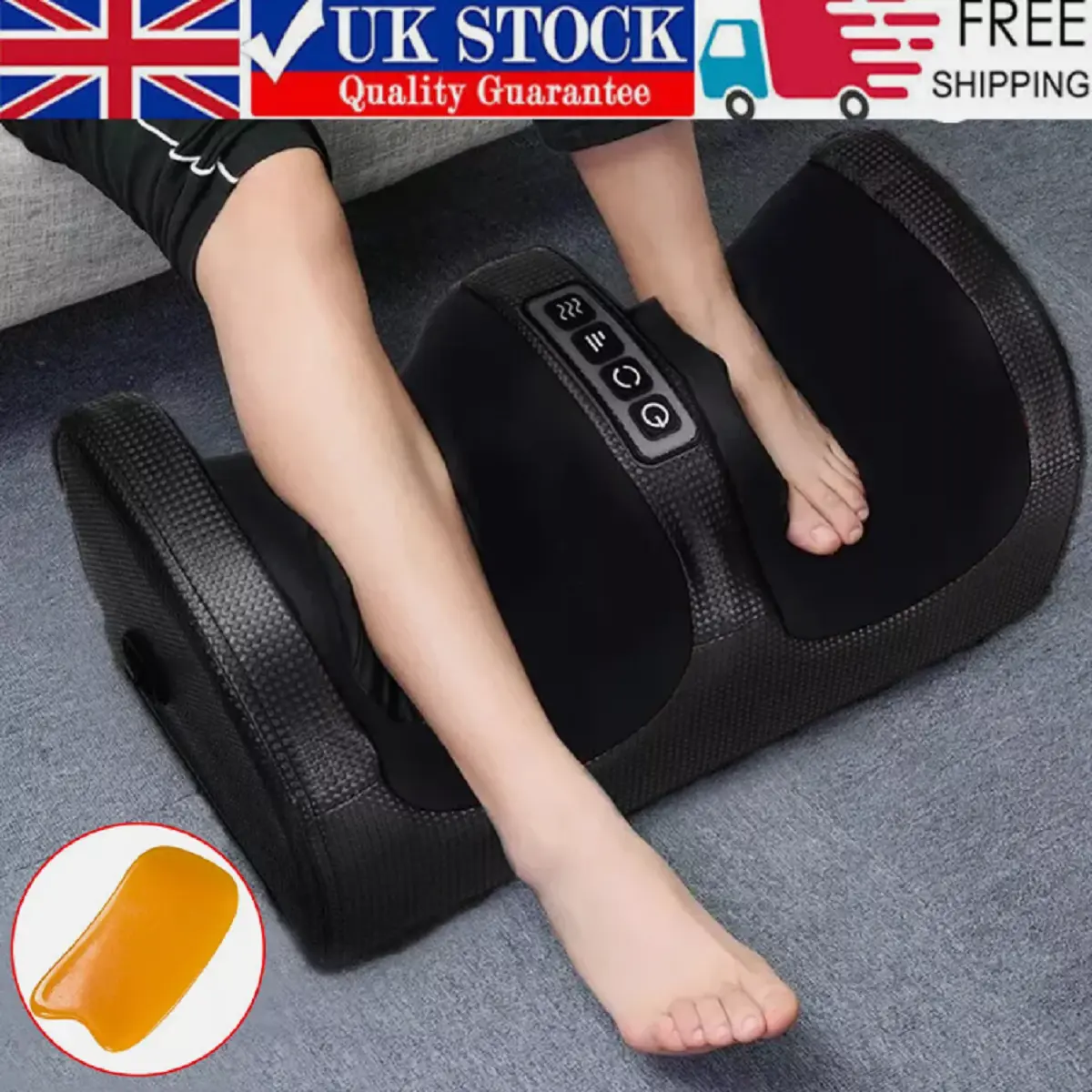 Foot Leg Vibration Blood Circulation Booster Feet Massager Kneading Pain Relief