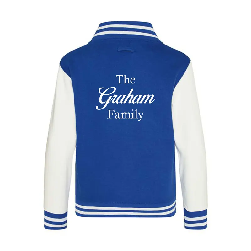 Personalised Varsity College Jacket  - Family Design - #W2 4