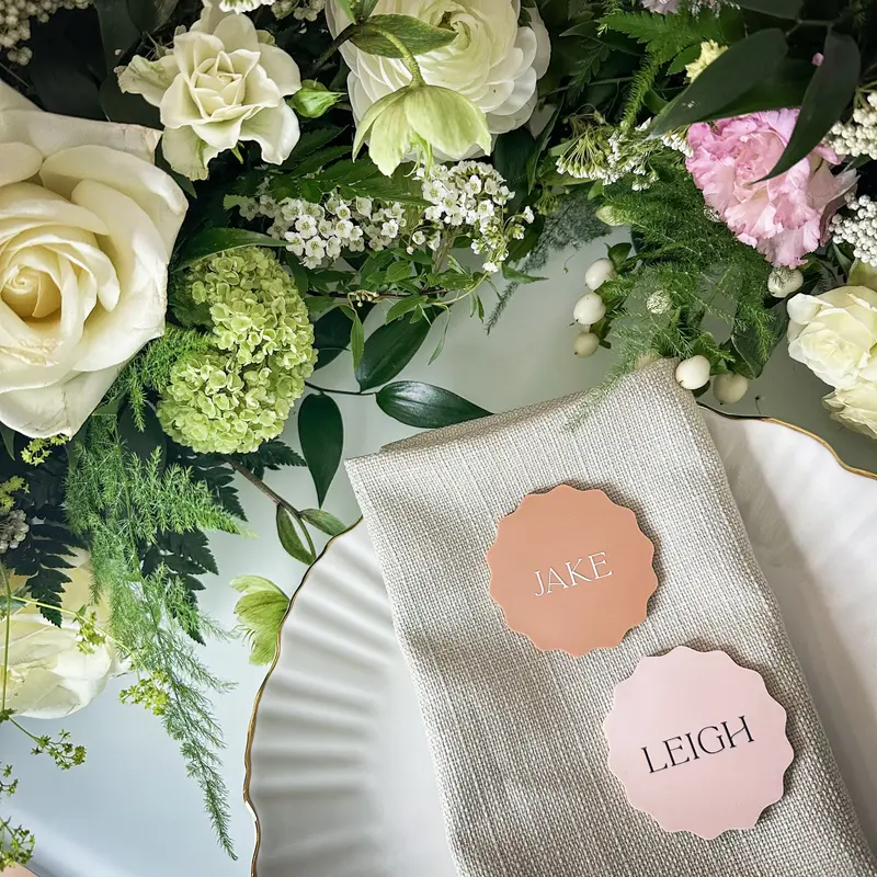 Wedding Place Cards - Nude 1