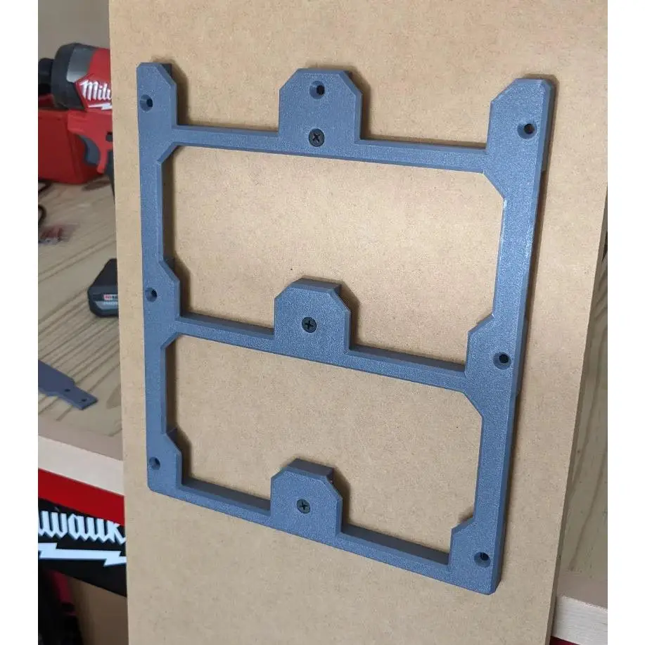 Single Milwaukee Packout Wall Mount, 3D Printed Modular Storage Bracket For Garage Or Van, Vertical Tool Box Holder Rack