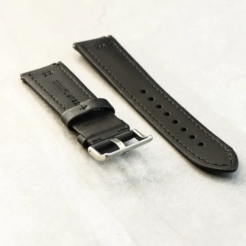 AeroSail Sail Cloth Watch Strap In Black 4
