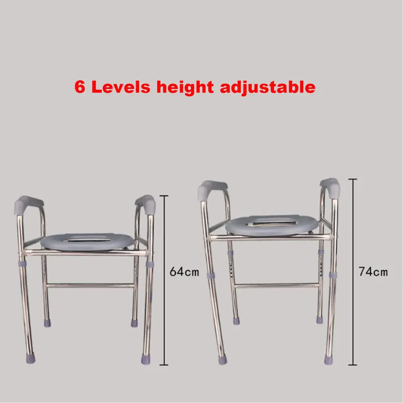 Adjustable Aluminium Alloy Raised Toilet Seat Frame Riser 1