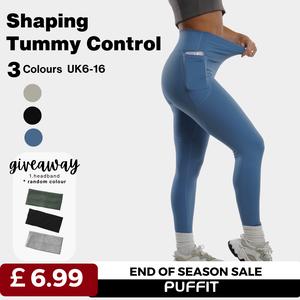 [Ships From UK] £7 Go.G.G OnTheMove Soft Touch Pocket High Waisted Tummy Control Fitness Leggings  Comfort Yoga Pants Gym Wear Workout Pants  Womenswear