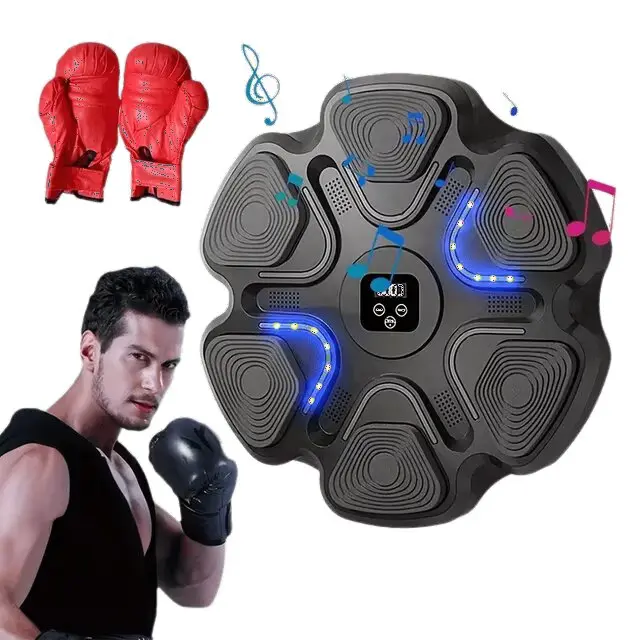 Chumajor Electronic Boxing Machine – Music-Powered Reaction Trainer with 9 Modes & Gloves 4