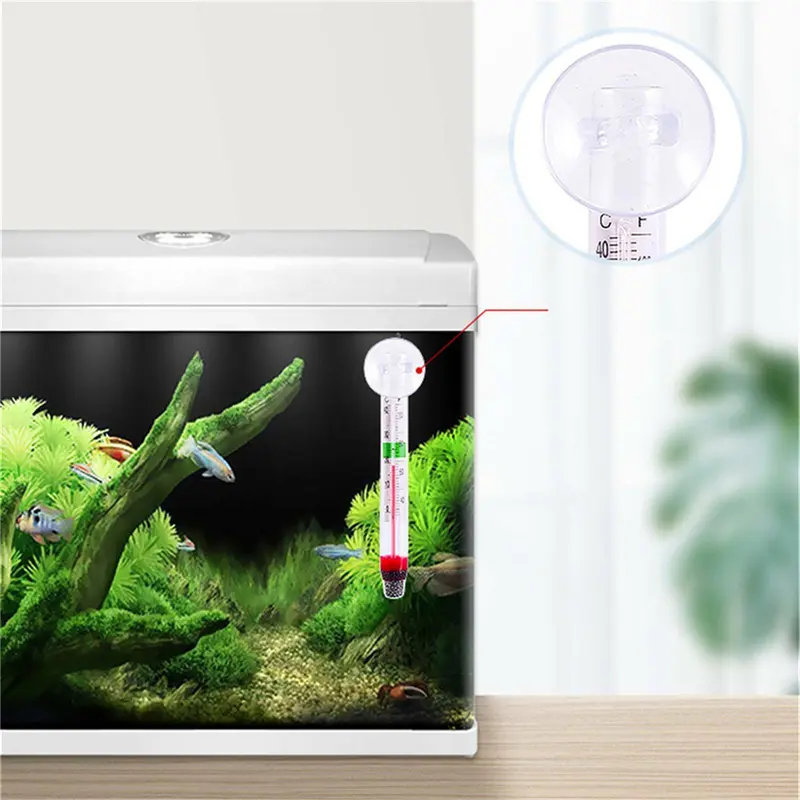 Aquariums Thermometer Glasstube Submersible Waterproof Temperature Measurement 1